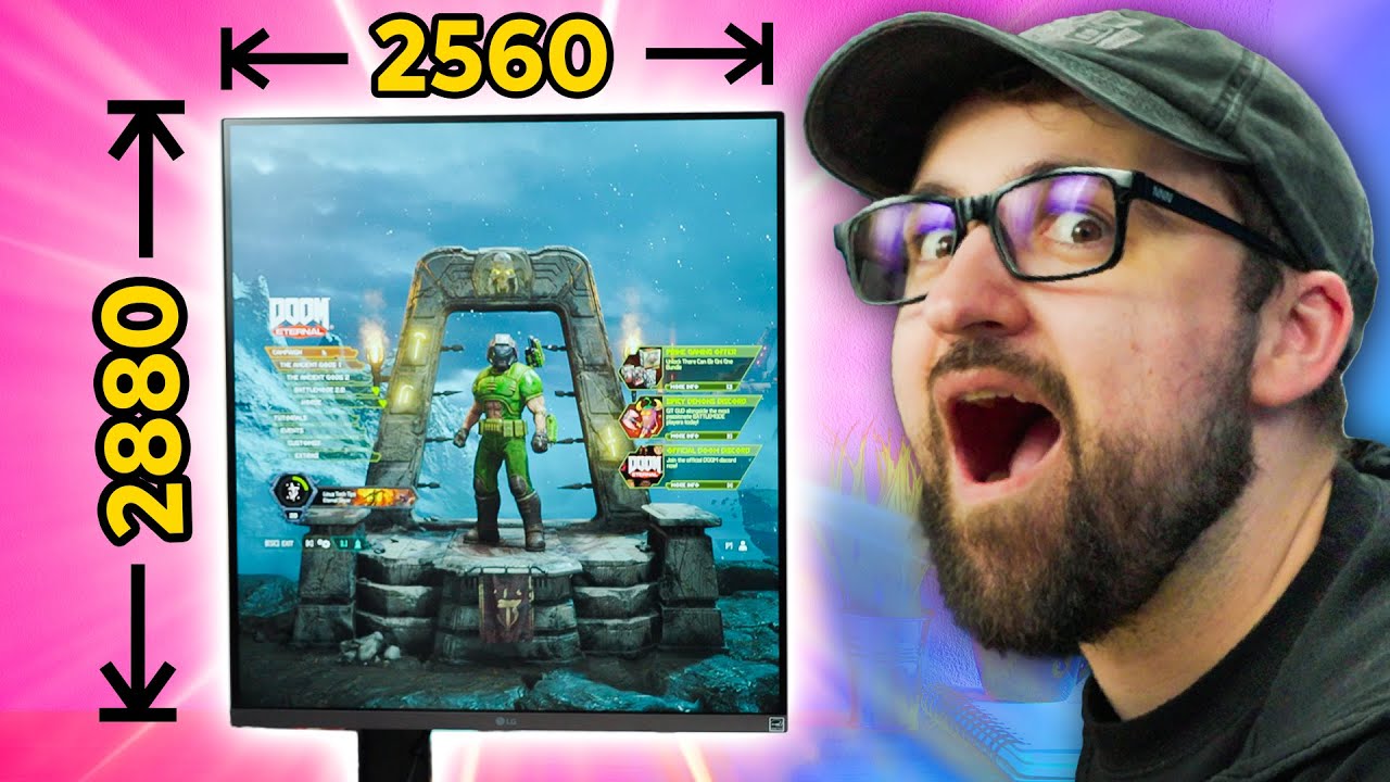 This doesn't look right.... but it's AWESOME! - LG DualUp Ergo Monitor