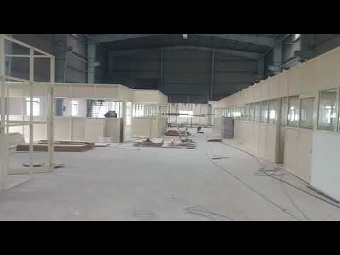 Silver Aluminium Office Partition