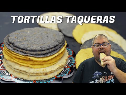 Como hacer (BIEN) TORTILLAS de MAÍZ caseras para tacos, quesadillas...