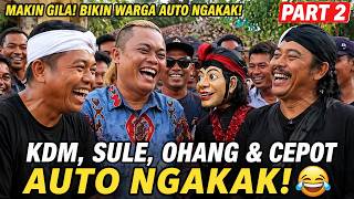 Download lagu PART 2! Makin Gila 😂 KDM, Sule, Ohang & Cepot Bikin Warga Auto Ngakak Tanpa Ampun! mp3