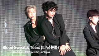 20220415 BTS PTD Concert in Las Vegas Day3 - &#39;Blood Sweat &amp; Tears (피 땀 눈물)&#39; (BTS V focus fancam)