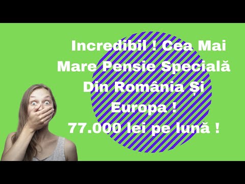 Incredibil Cea Mai Mare Pensie Specială din România și Europa! Gheorghe Bălășoiu Pensionarul de Lux.