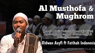 Download lagu Ridwan Asyfi ft Fatihah Indonesia - New Al Musthofa & Mughrom || 23 Oktober 2021 Lajo Bersholawat mp3