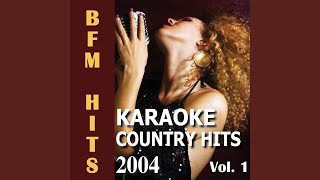 Men Will Be Boys (Originally Performed by Billy Dean) (Karaoke Version)