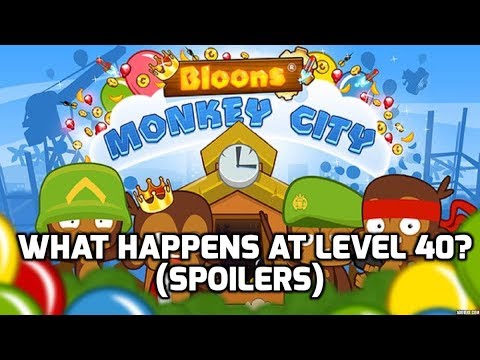Bloons Monkey City (BMC) Mobile - What Happens at Level 40? (Spoilers)