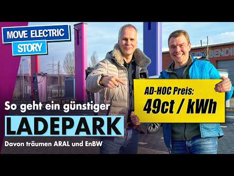 Nightmare for ARAL and EnBW - Tekton electric car charging park - This is how ad hoc charging wor...