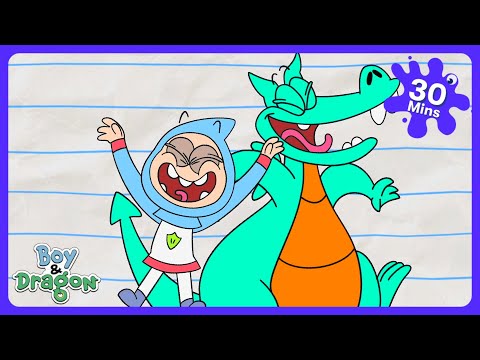 Boy & Dragon - Dragon Paint Party | Kids Cartoons | WildBrain Thrill Park