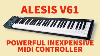 Video thumbnail for Alesis V61: powerful inexpensive MIDI controller by Ronan Conroy