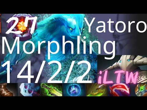 Yatoro Morphling vs iLTW Sven, Viper, Dark Seer - 8k before throne then - dota2