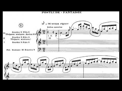 Charles Tournemire - L'Orgue Mystique - Part 15 (Score Video)