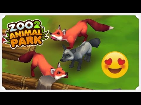 The silver fox from the collectible set 😍 / Zoo 2 Animal Park: #33 / Let's Play German
