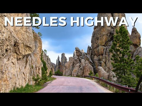 Driving the Needles Highway in the Black Hills, South Dakota