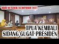TPUA KEMBALI GUGAT PRESIDEN JOKOWI 18 OKTOBER 2021