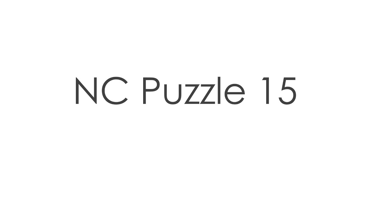 NC Puzzle 15 for Android and iOS