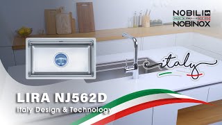 CHẬU RỬA BÁT 1 HỐ NOBINOX LIRA NJ562D video 1