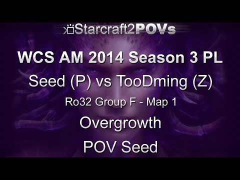 SC2 HotS - WCS AM 2014 S3 PL - Seed vs TooDming - Ro32 Group F - Map 1 - Overgrowth - Seed