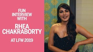Rapid fire with Rhea Chakraborty at LFW | Rhea Chakraborty at Lakme Fashion Week | Femina