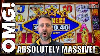 IT HAPPENED AGAIN! I BROKE RECORDS WITH THIS MASSIVE JACKPOT on BUFFALO GOLD CASH SLOT MACHINE!