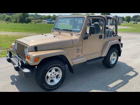 1999 Jeep Wrangler Sahara 2dr 4WD SUV in Big Bend, Wisconsin - Video 2