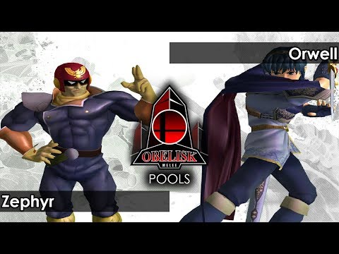 Melee:  Zephyr (Captain Falcon) V Orwell (Marth) - Obelisk 112 Tournament SSBM