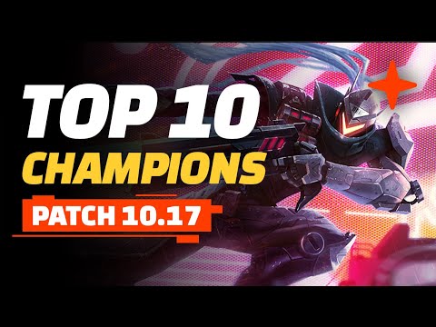 Top 10 Champions - Teamfight Tactics Patch 10.17