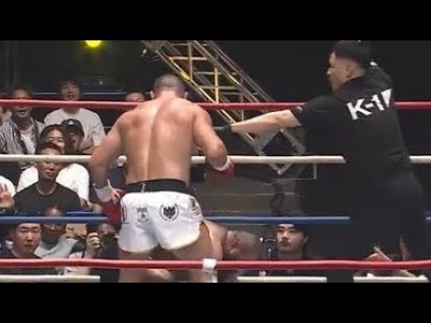 怒りの一撃で脚が崩壊…衝撃KOに会場騒然🔥😱#カーフキック#KO勝利#格闘技#衝撃映像
