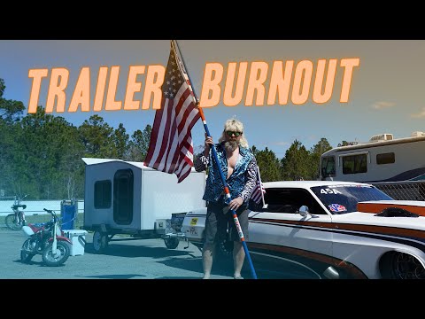 Holy Smokes! "Sick Seconds" Camaro Pulls Insane Camper Trailer Burnout