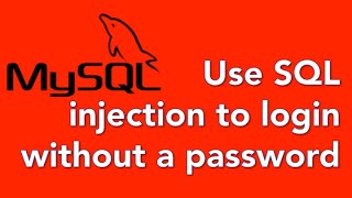 09 How to use SQL injection to login without password