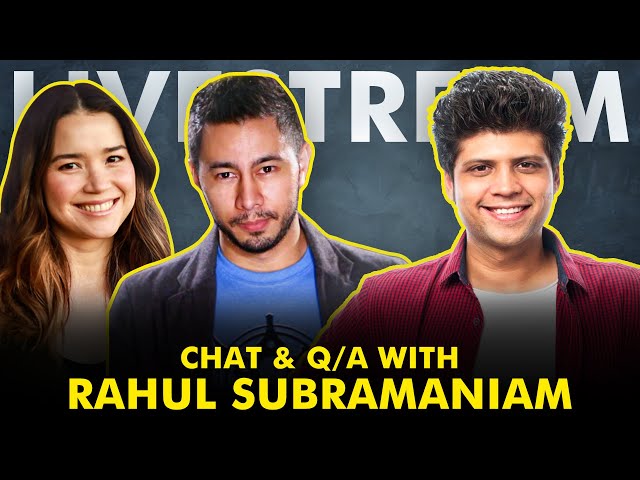 Live Q & A w/ Rahul Subramanian! SDDEFAULT Thumbnail