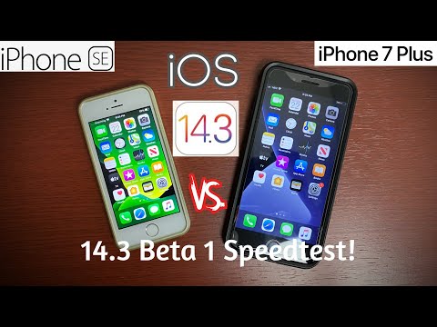 iOS 14.3 Beta 1 Speedtest! iPhone SE (1st Gen.) vs. iPhone 7 Plus!
