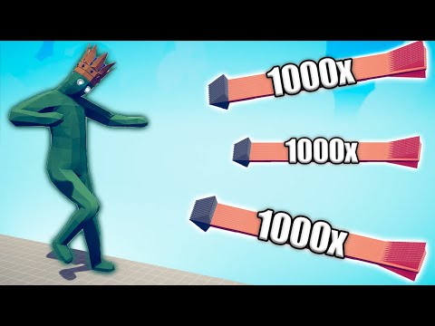 ZOMBIE GIANT vs 1000x OVERPOWERED UNITS - TABS | Totally Accurate Battle Simulator 2023