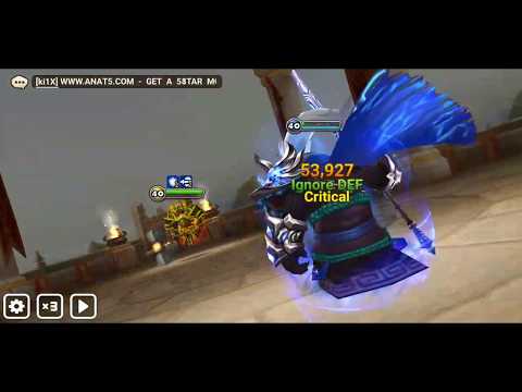 Summoners War - Bulldozer vs. Pesky Ophilia (Fire Paladin)