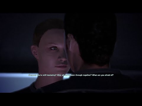 Mass Effect 1 (13.0) Kaidan love scene (neutral/paragon options) (Olivia Shepard)