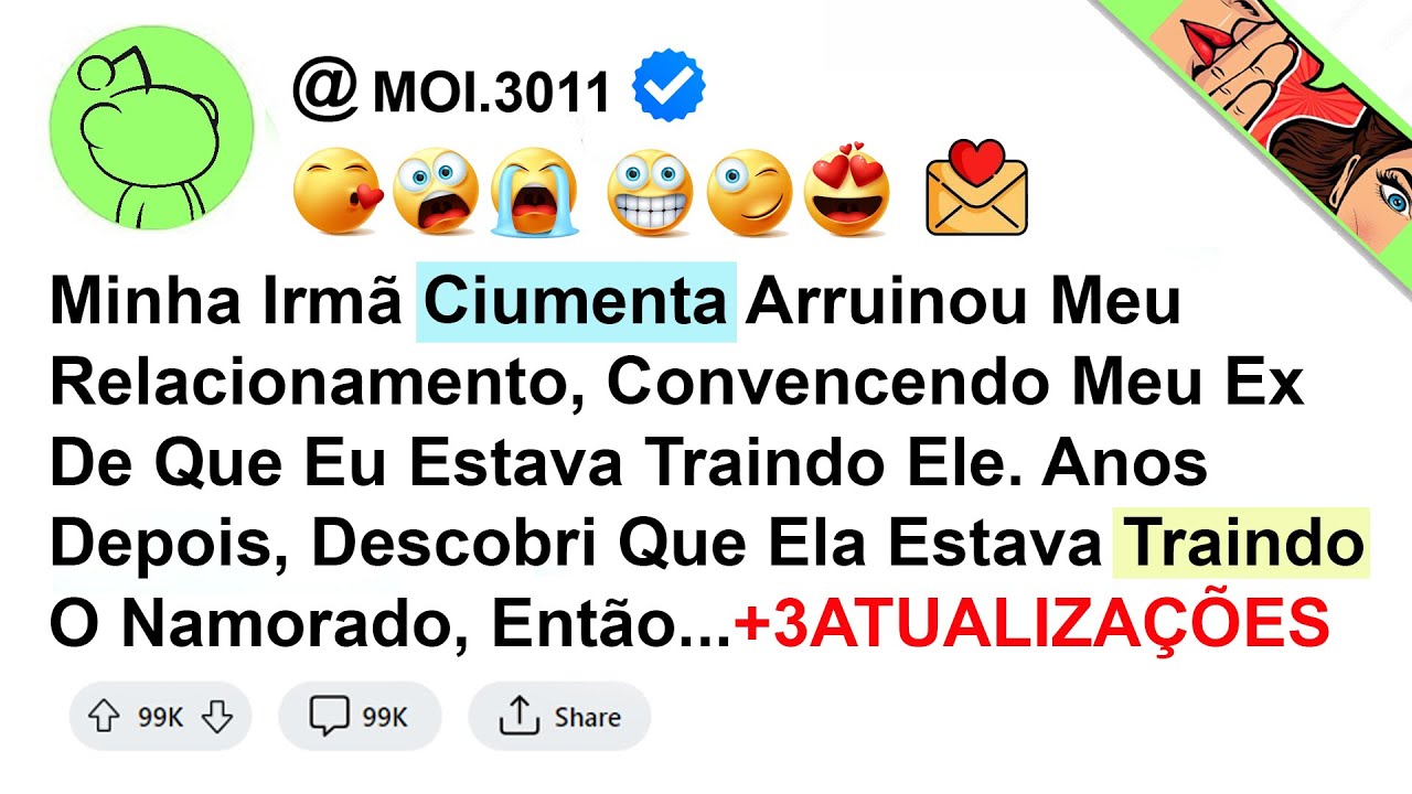 história -  Minha Irmã Ciumenta Arruinou Meu Relacionamento, Convencendo Meu Ex De Que Eu Estava...