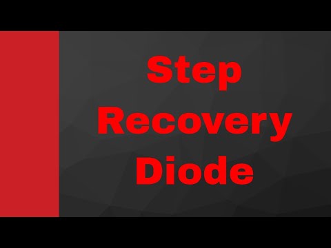 Step Recovery Diode basics working structure applications Diode Playlist by Engineering Funda
