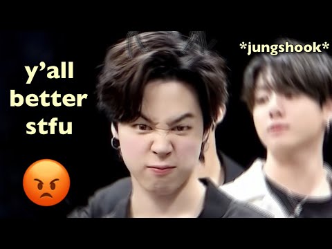 jimin getting angry because he wants to jim out