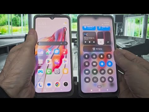 How to change control center style in redmi 12c hyperos | Enable new control center 12c miui 14