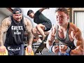 WORLD'S HEAVIEST SKATEBOARDER?! (320LBS) || SHREDDED CHEST WORKOUT!