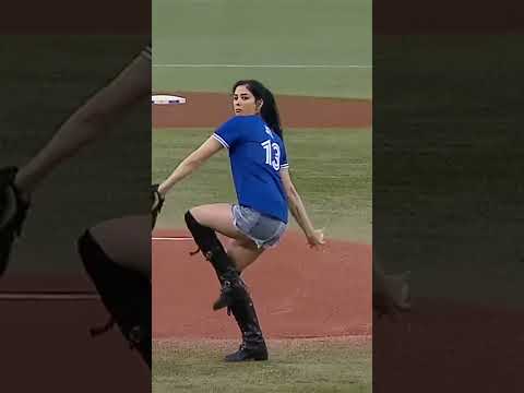 Sarah "The Assassin" Silverman is a glitch on the mound! #funny #shorts @bluejays @MLB