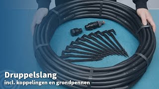 druppelslang T-stuk, 2x klem x binnendraad