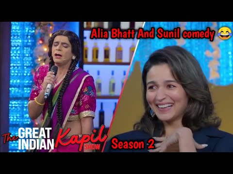 Alia Bhatt and Karan Johar in Kapil Sharma show, with Kapil's comedy😂, Alia Karan's fun😂😘, #funny
