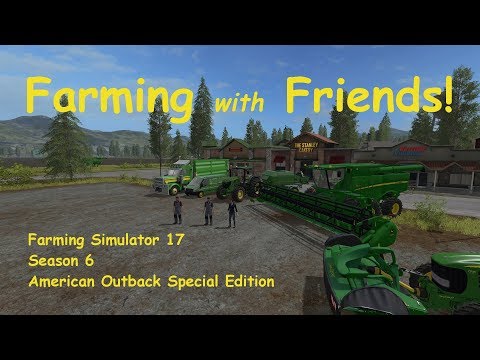 Chopping Chaff and Harvesting! Farming Simulator 17 CoOp S6E10