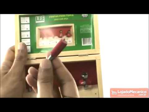 Jogo de Fresas Vermelhas para Madeira com 5 Peças LEETOOLS-684859 - Video