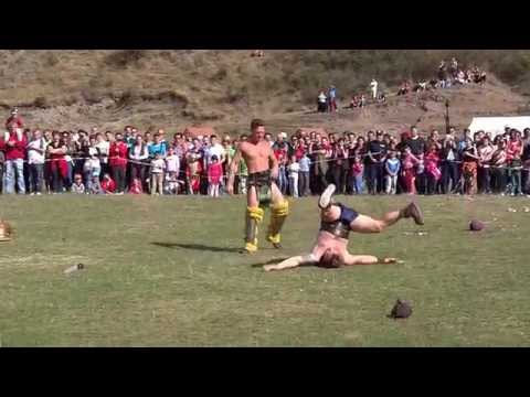 Dac Fest 2014-lupta de gladiatori din ziua a doua