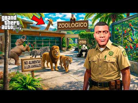 CONVERTÍ en un ZOOLÓGICO la CASA de FRANKLIN en GTA 5