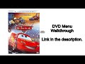 Cars 2006 DVD Menu Walkthrough