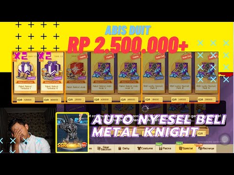 GUE BORONG SEMUA BLACK TIKET DI MALL AMPE MAU NANGIS! 180X METAL KNIGHT One Punch Man The Strongest