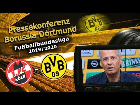 1. FC Köln - Borussia Dortmund: Pk mit Lucien Favre und Michael Zorc