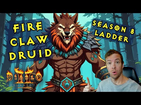 Fire Claw Druid Progression in Diablo 2 Resurrected Season 8 – Build & Loot Highlights!