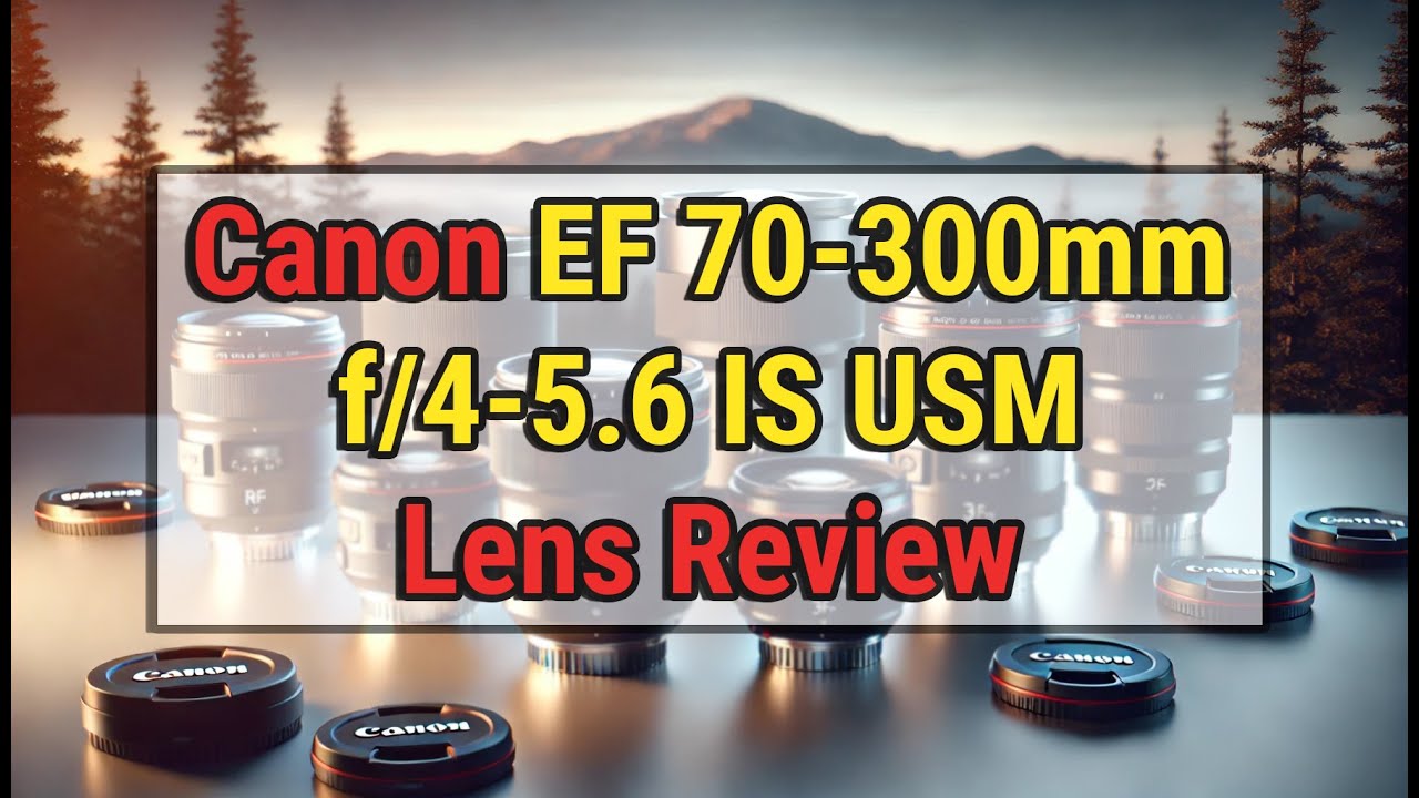 Canon EF 70-300 f/4-5.6 IS II USM on the Canon R6 & RP
